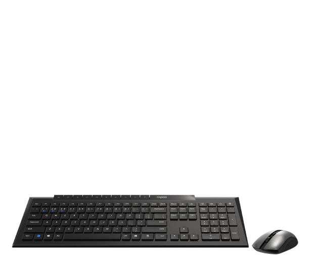 RAPOO Zestaw bezprzewododowy Multi-Mode 8210M Czarny 217460 - 1275981 - zdjęcie
